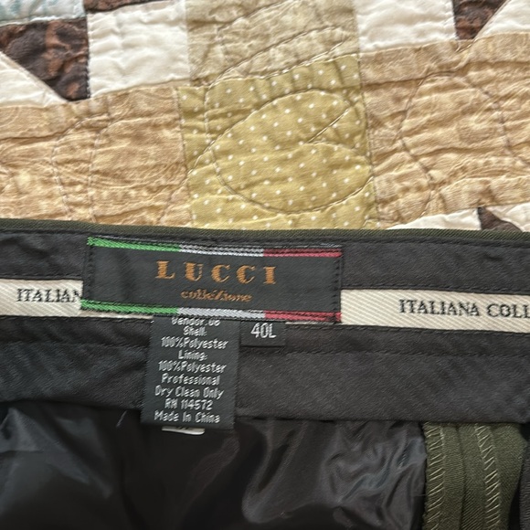 Men’s 2 piece suit Lucci 46long - Picture 5 of 6